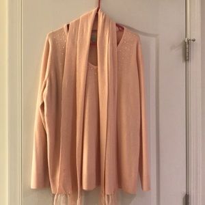 Carolyn Taylor’s knit ladies sweat- Pretty in Pink